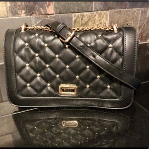 Badgley Mischka quilted / studded crossbody bag